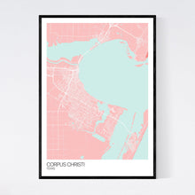 Load image into Gallery viewer, Corpus Christi City Map Print
