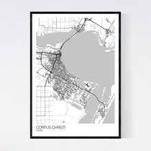 Load image into Gallery viewer, Corpus Christi City Map Print