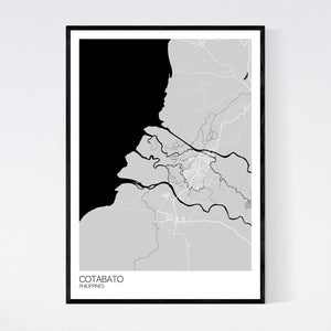 Cotabato City Map Print