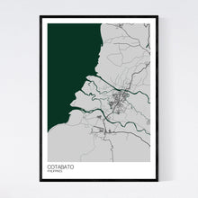 Load image into Gallery viewer, Cotabato City Map Print