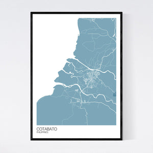 Cotabato City Map Print
