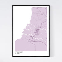 Load image into Gallery viewer, Cotabato City Map Print