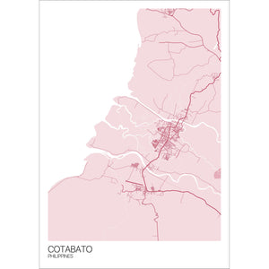 Map of Cotabato, Philippines