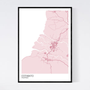 Map of Cotabato, Philippines