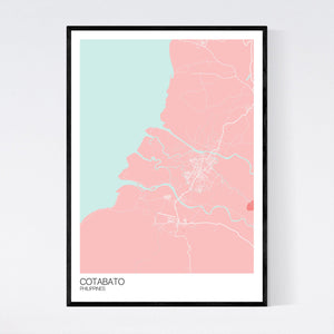 Cotabato City Map Print
