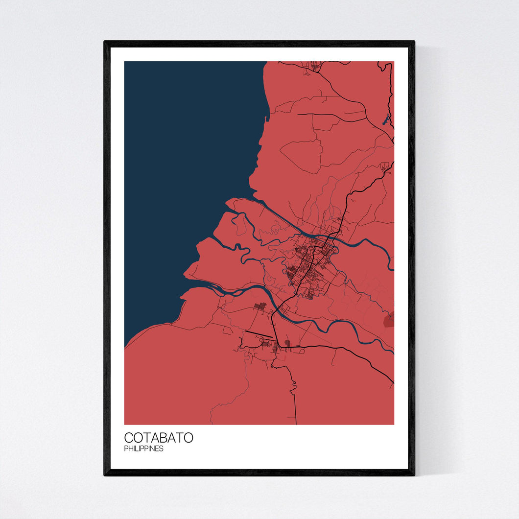 Cotabato City Map Print