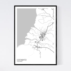 Cotabato City Map Print
