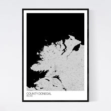 Load image into Gallery viewer, County Donegal Region Map Print