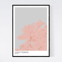 Load image into Gallery viewer, County Donegal Region Map Print