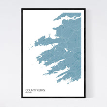 Load image into Gallery viewer, County Kerry Region Map Print