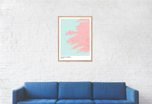 Map of County Kerry, Ireland