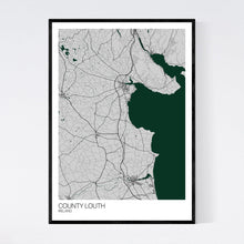 Load image into Gallery viewer, County Louth Region Map Print