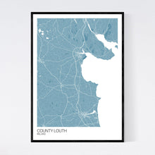 Load image into Gallery viewer, County Louth Region Map Print
