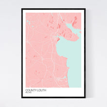 Load image into Gallery viewer, County Louth Region Map Print