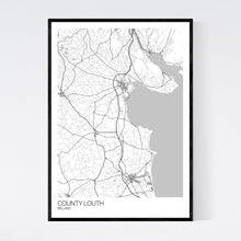 Load image into Gallery viewer, County Louth Region Map Print