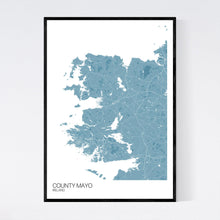 Load image into Gallery viewer, County Mayo Region Map Print