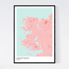 Load image into Gallery viewer, County Mayo Region Map Print