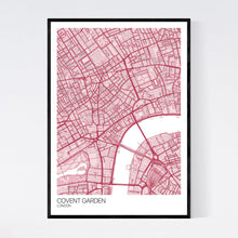 Load image into Gallery viewer, Covent Garden Neighbourhood Map Print
