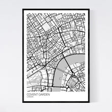 Load image into Gallery viewer, Covent Garden Neighbourhood Map Print