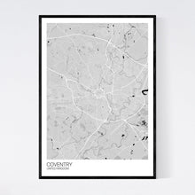 Load image into Gallery viewer, Coventry City Map Print