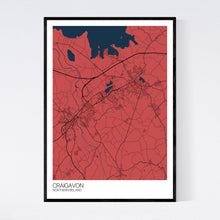 Load image into Gallery viewer, Map of Craigavon, Northern Ireland
