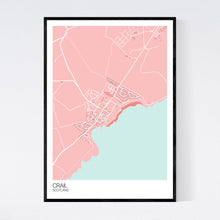 Load image into Gallery viewer, Crail Town Map Print
