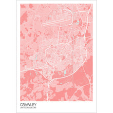 Load image into Gallery viewer, Map of Crawley, United Kingdom
