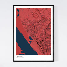 Load image into Gallery viewer, Crosby City Map Print