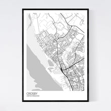Load image into Gallery viewer, Map of Crosby, United Kingdom
