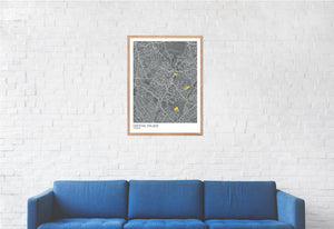 Map of Crystal Palace, London