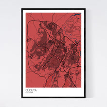 Load image into Gallery viewer, Cúcuta City Map Print