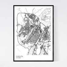 Load image into Gallery viewer, Cúcuta City Map Print