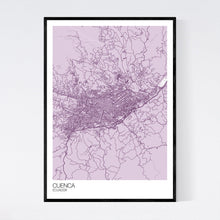 Load image into Gallery viewer, Cuenca City Map Print