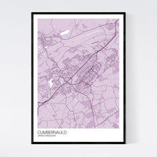 Load image into Gallery viewer, Cumbernauld City Map Print