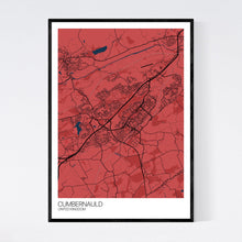 Load image into Gallery viewer, Cumbernauld City Map Print