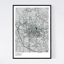 Load image into Gallery viewer, Cumilla City Map Print