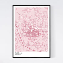 Load image into Gallery viewer, Cumilla City Map Print