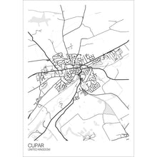 Load image into Gallery viewer, Map of Cupar, United Kingdom