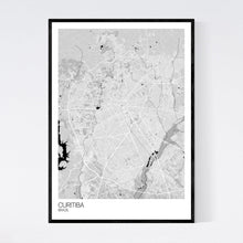 Load image into Gallery viewer, Curitiba City Map Print