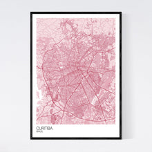 Load image into Gallery viewer, Curitiba City Map Print
