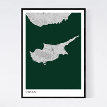 Load image into Gallery viewer, Map of Cyprus, 