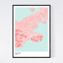 Load image into Gallery viewer, Dalian City Map Print