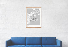 Load image into Gallery viewer, Map of Dalian, China
