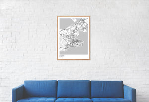 Map of Dalian, China