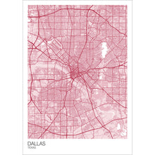 Load image into Gallery viewer, Map of Dallas, Texas