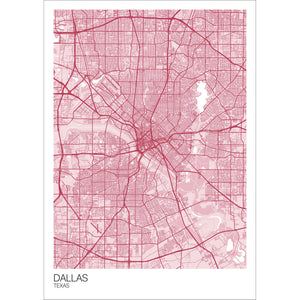 Map of Dallas, Texas