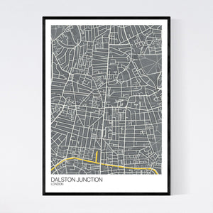 Map of Dalston Junction, London