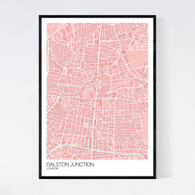 Load image into Gallery viewer, Dalston Junction Neighbourhood Map Print