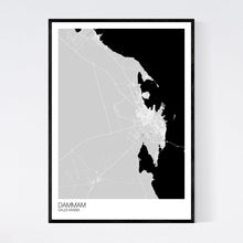 Load image into Gallery viewer, Dammam City Map Print