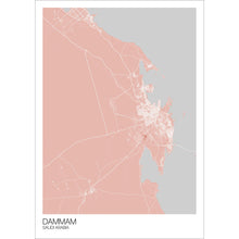 Load image into Gallery viewer, Map of Dammam, Saudi Arabia